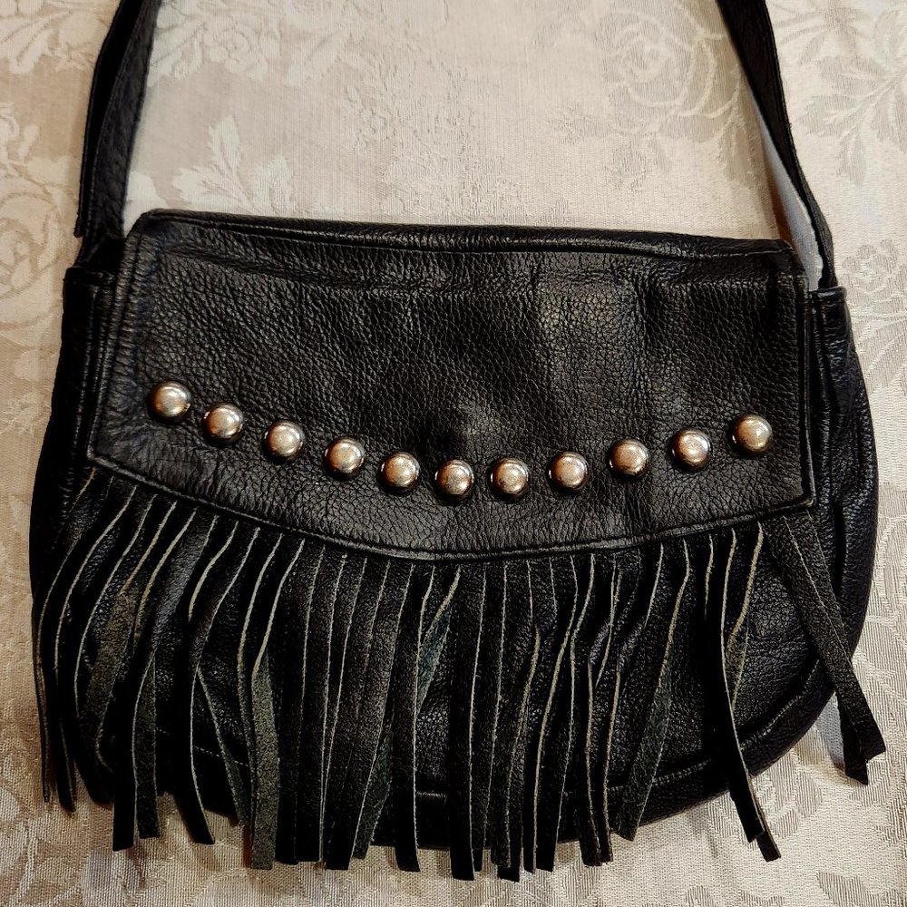 Bohemia Leather Fringe Purse - Boho